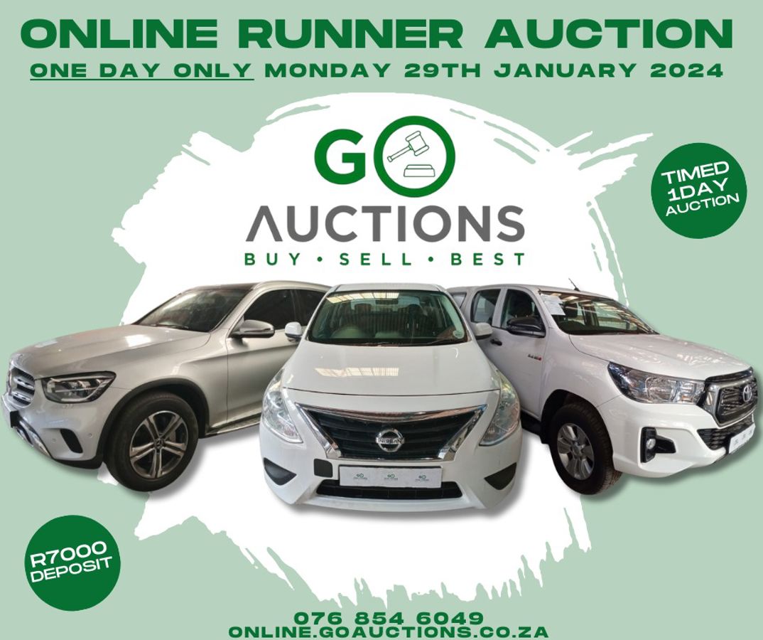 Online Fleet Auction 29 January 2024 - Details - Go Auctions