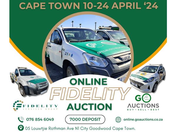 Online Fleet Fidelity Vehicle Auction Cape Town - Go Auctions